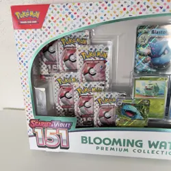 Pokemon Scarlet & Violet 151 Blooming Waters Premium Collection Box Sealed - Image 10