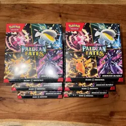 LOT OF 6 Pokemon TCG Scarlet & Violet Paldean Fates SV4.5 Bundle Booster Box NEW - Image 6
