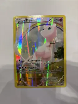 Pokemon Black Star Promo Mew #XY110 Full Art Holo - Image 1