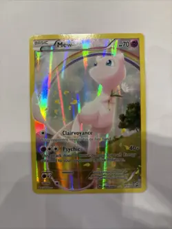 Pokemon Black Star Promo Mew #XY110 Full Art Holo - Image 3