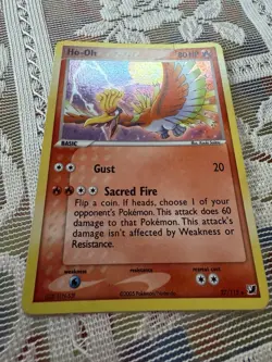 Pokemon TCG Vintage Ho-Oh 27/115 Holo Rare Unseen Forces. Excellent condition. - Image 6