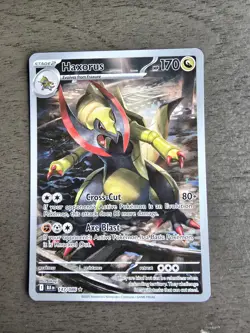 Pokemon TCG Haxorus 147/086 Illustration Rare SV Black Bolt NM In Hand ENGLISH - Image 3