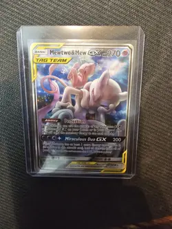 Pokémon TCG Mewtwo & Mew GX Tag Team SM191 Holo Black Star Promo - Image 7