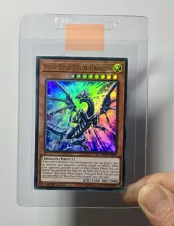 Blue-Eyes Solid Dragon LED3-EN002 (LP) 1st Edition Ultra Rare Yugioh Card - Image 13