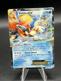 Pokémon - Keldeo EX 49/149 Ultra Rare Black & White Boundaries Crossed MP XV1 - Image 1