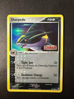 Pokemon TCG - Sharpedo 38/108 Reverse Holo Stamped - EX Power Keepers NM/LP+ - Image 1