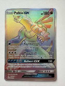 Pokemon TCG Palkia GX 165/156 Ultra Prism Secret Rare NM - Image 3