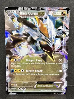 Black Kyurem EX 101/149 Ultra Rare Boundaries Crossed Pokémon TCG Near Mint NM - Image 2
