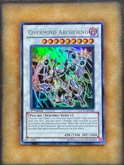 Yugioh Overmind Archfiend EXVC-EN044 Ultra Rare 1st Ed NM - Image 1