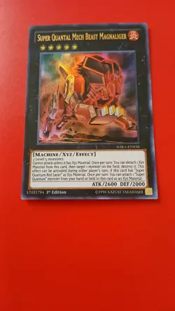 Yu-Gi-Oh!  Super Quantal Mech Beast Magnaliger Wing Raiders WIRA-EN036 1st... - Image 1
