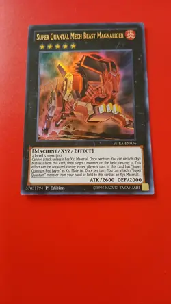 Yu-Gi-Oh!  Super Quantal Mech Beast Magnaliger Wing Raiders WIRA-EN036 1st... - Image 4
