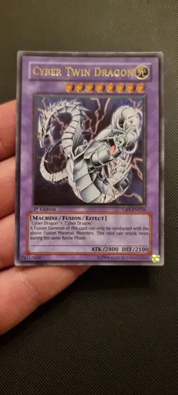 Cyber Dragon Twin CRV 1.Edition Ultimate Ulti Yugioh - Image 1