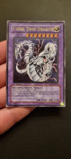 Cyber Dragon Twin CRV 1.Edition Ultimate Ulti Yugioh - Image 15