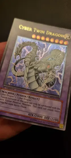 Cyber Dragon Twin CRV 1.Edition Ultimate Ulti Yugioh - Image 2