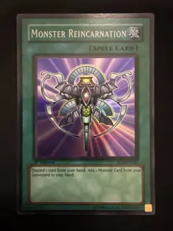 Yugioh Monster Reincarnation RDS-EN045 Super Rare 1st Edition LP - Image 1