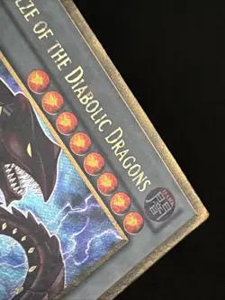 Beelze of the Diabolic Dragons PGLD-EN016 1st Edition Gold Secret Rare LP - Image 21