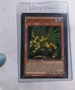 Crystron Sulfefnir Super Rare 1st RATE-EN021 Yu-Gi-Oh! Raging Tempest NM/MINT - Image 2