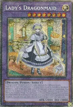 Lady's Dragonmaid (Starlight Rare) BLMM-EN049 Battles of Legend: Monster Mayhem 1st Edition - Image 1