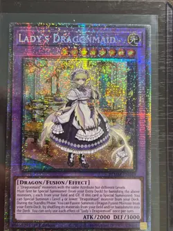 Lady's Dragonmaid (Starlight Rare) BLMM-EN049 Battles of Legend: Monster Mayhem 1st Edition - Image 2