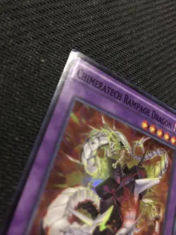 Yu-Gi-Oh! TCG Chimeratech Rampage Dragon BOSH-EN093 Unlimited Super Rare LP - Image 12