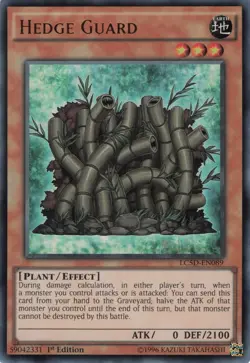 Yugioh Hedge Guard LC5D-EN089 Ultra Rare 1st Edition LP - Image 1
