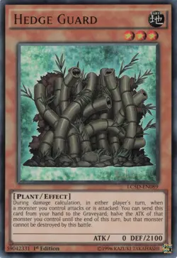 Yugioh Hedge Guard LC5D-EN089 Ultra Rare 1st Edition LP - Image 3