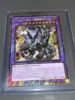 Guardian Chimera 1st Edition Platinum Secret Rare RA02-EN023 Yu-Gi-Oh! - Image 1
