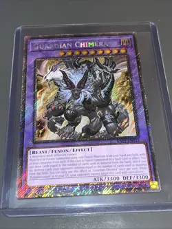 Guardian Chimera 1st Edition Platinum Secret Rare RA02-EN023 Yu-Gi-Oh! - Image 3