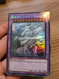 YuGiOh! Blue-Eyes Ultimate Dragon GFP2-EN181 Ghost Rare 1st Ed - Image 6