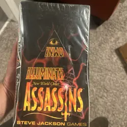 UNOPENED Assassins! Booster pack case for Illuminati card game (INWO CCG) 1995 - Image 1