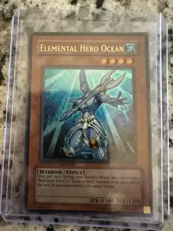Yu-Gi-Oh! Elemental Hero Ocean #JUMP-EN013 Limited Edition Light Play - Image 1