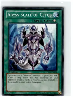 Yu-Gi-Oh! Abyss-Scale of Cetus Common CBLZ-EN061 Lightly Played 1st Edition - Image 1