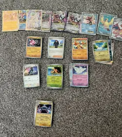 Pokemon Card Bulk Lot 130+ HOLO/R. HOLO ONLY + 1 EX/MEGA/GX/VMAX/V/RADIANT - Image 3