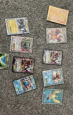 Pokemon Card Bulk Lot 130+ HOLO/R. HOLO ONLY + 1 EX/MEGA/GX/VMAX/V/RADIANT - Image 4