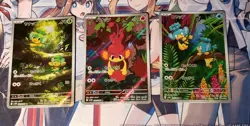 Pokemon Card AR Set Pansage Pansear Panpour 099,089,105/086 SV11B White Flare NM - Image 1