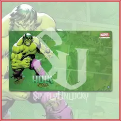 GAMEGENIC HULK PLAYMAT Marvel | Card Game Pokemon Yugioh MTG Mousepad - Image 1
