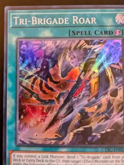 Tri-Brigade Roar CYAC-EN053 1st Edition Super Rare Cyberstorm Access Yu-Gi-Oh! - Image 14