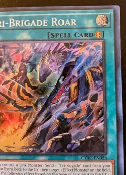Tri-Brigade Roar CYAC-EN053 1st Edition Super Rare Cyberstorm Access Yu-Gi-Oh! - Image 15