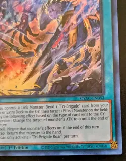 Tri-Brigade Roar CYAC-EN053 1st Edition Super Rare Cyberstorm Access Yu-Gi-Oh! - Image 17