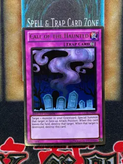 Yugioh Call Of The Haunted GLD5-EN046 Gold Rare Limited Edition NM - Image 1