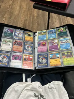 pokemon card binder 10 Pages Of Non Energy Cards With 65 Pages In Both - Image 12