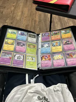 pokemon card binder 10 Pages Of Non Energy Cards With 65 Pages In Both - Image 14