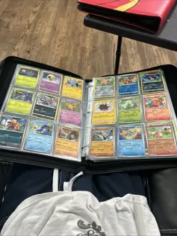pokemon card binder 10 Pages Of Non Energy Cards With 65 Pages In Both - Image 15