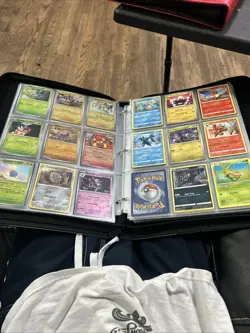 pokemon card binder 10 Pages Of Non Energy Cards With 65 Pages In Both - Image 16