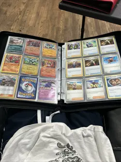 pokemon card binder 10 Pages Of Non Energy Cards With 65 Pages In Both - Image 19