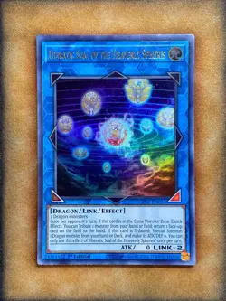 Yugioh Hieratic Seal of the Heavenly Spheres GFTP-EN053 Ultra Rare 1st Ed NM - Image 1