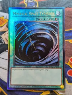 Yu-Gi-Oh! - Mystical Space Typhoon - RA02-EN048 - Ultimate Rare - 1st Edition NM - Image 1