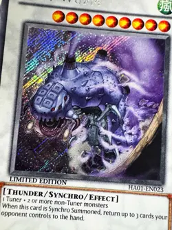 Yu-Gi-Oh Mist Wurm HA01-EN023 Secret Rare Limited Edition Card - Image 3