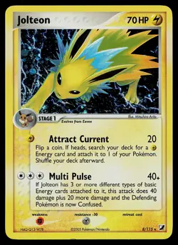 Pokemon Card - Jolteon Unseen Forces 8/115 Holo Rare - Image 1