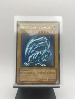 1996 Yu-Gi-Oh! Card Holographic Blue-Eyes White Dragon SDK-001 89631139-Rare - Image 1